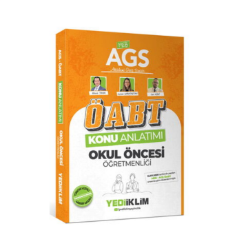 2026 MEB AGS ÖABT Okul Öncesi Öğretmenliği Konu Anlatımı Yediiklim Yayınları