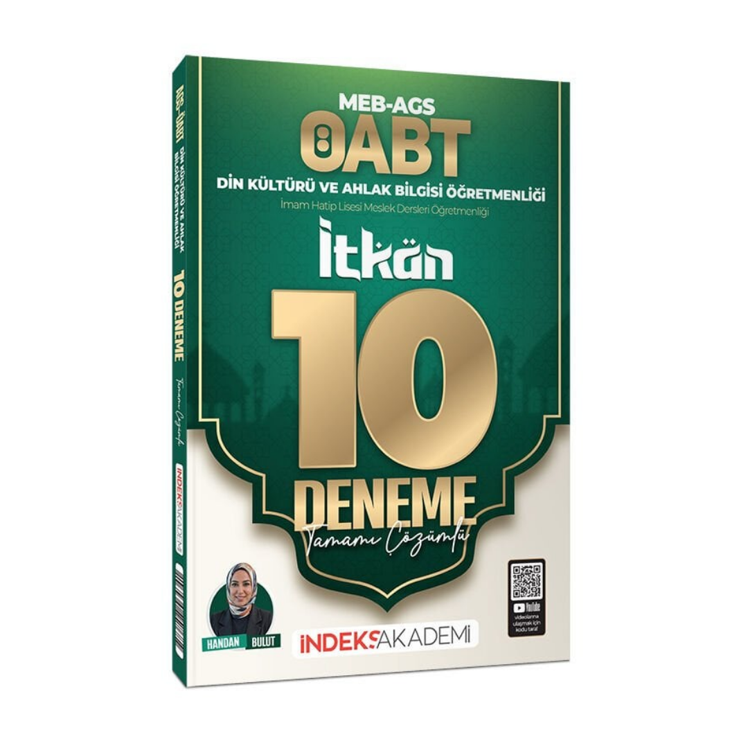 2026 ÖABT MEB-AGS Din Kültürü ve Ahlak Bilgisi İTKAN 10 Deneme Çözümlü - Handan Bulut İndeks Akademi Yayıncılık