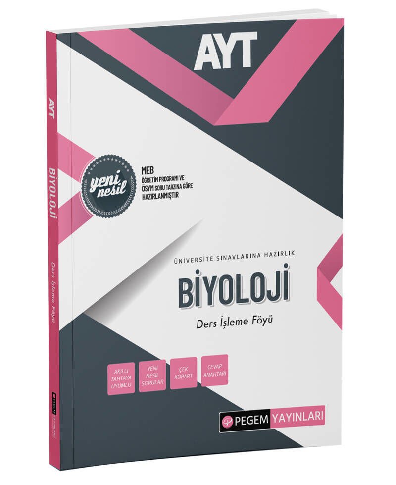 AYT Biyoloji Ders İşleme Föyü Pegem Akademi