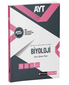 AYT Biyoloji Ders İşleme Föyü Pegem Yayınları