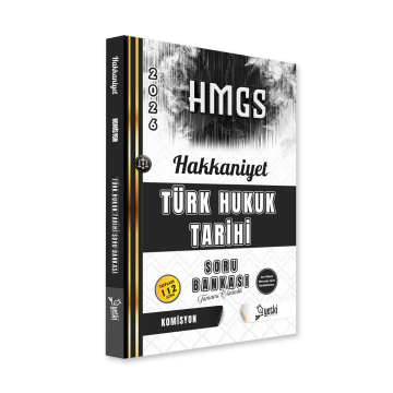 Yetki Yayınları Türk Hukuk Tarihi Hakkaniyet Soru Bankası