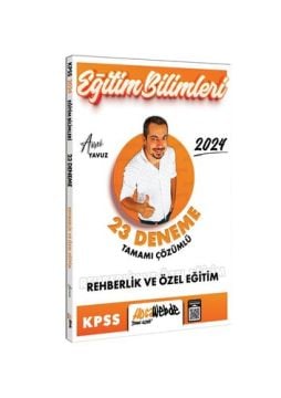 2024 KPSS Eğitim Bilimleri Rehberlik ve Özel Eğitim tamamı çözümlü 23 deneme Hocawebde Yayınları