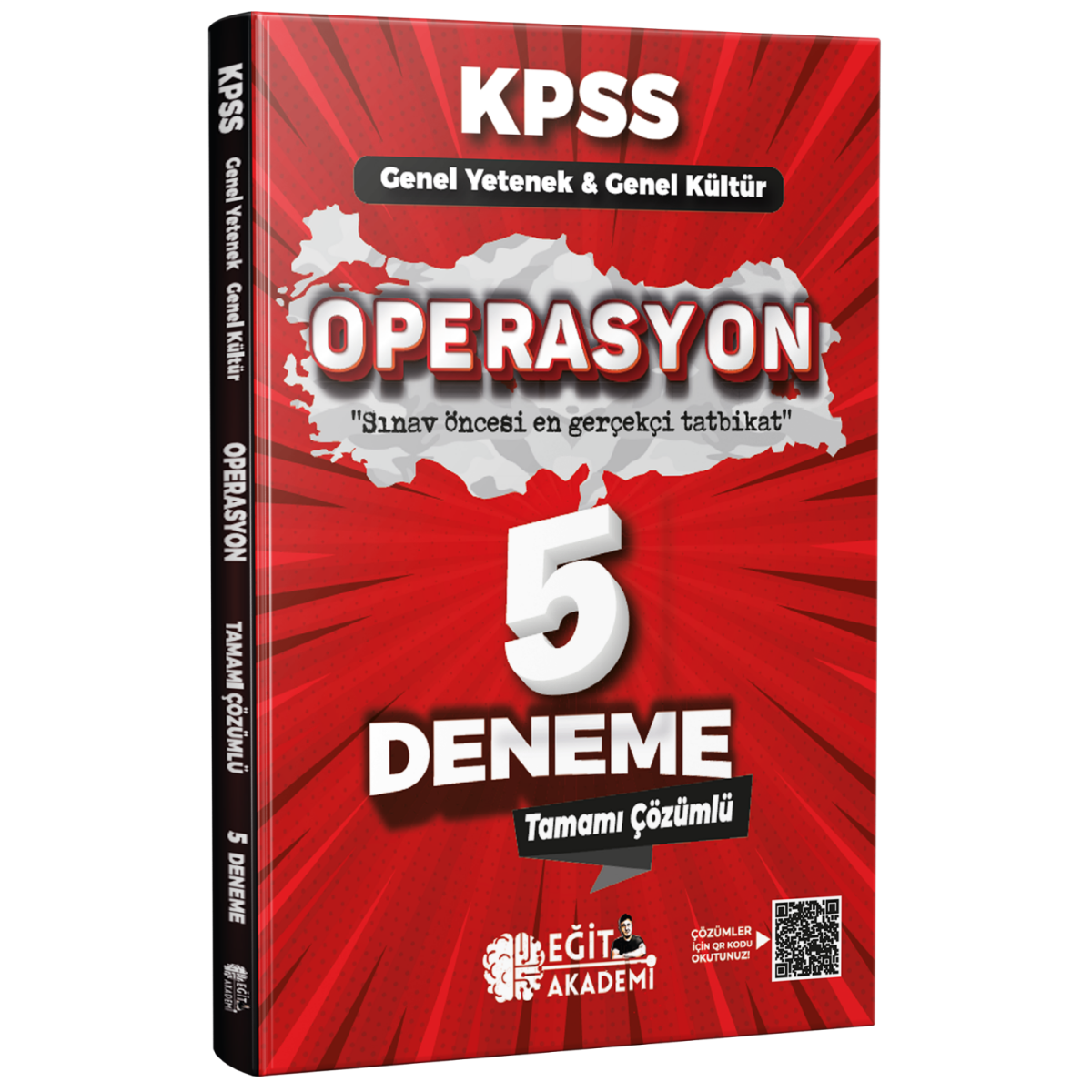 KPSS Genel Kültür Genel Yetenek Operasyon 5 Deneme Video Çözümlü Eğit Akademi (İadesiz)