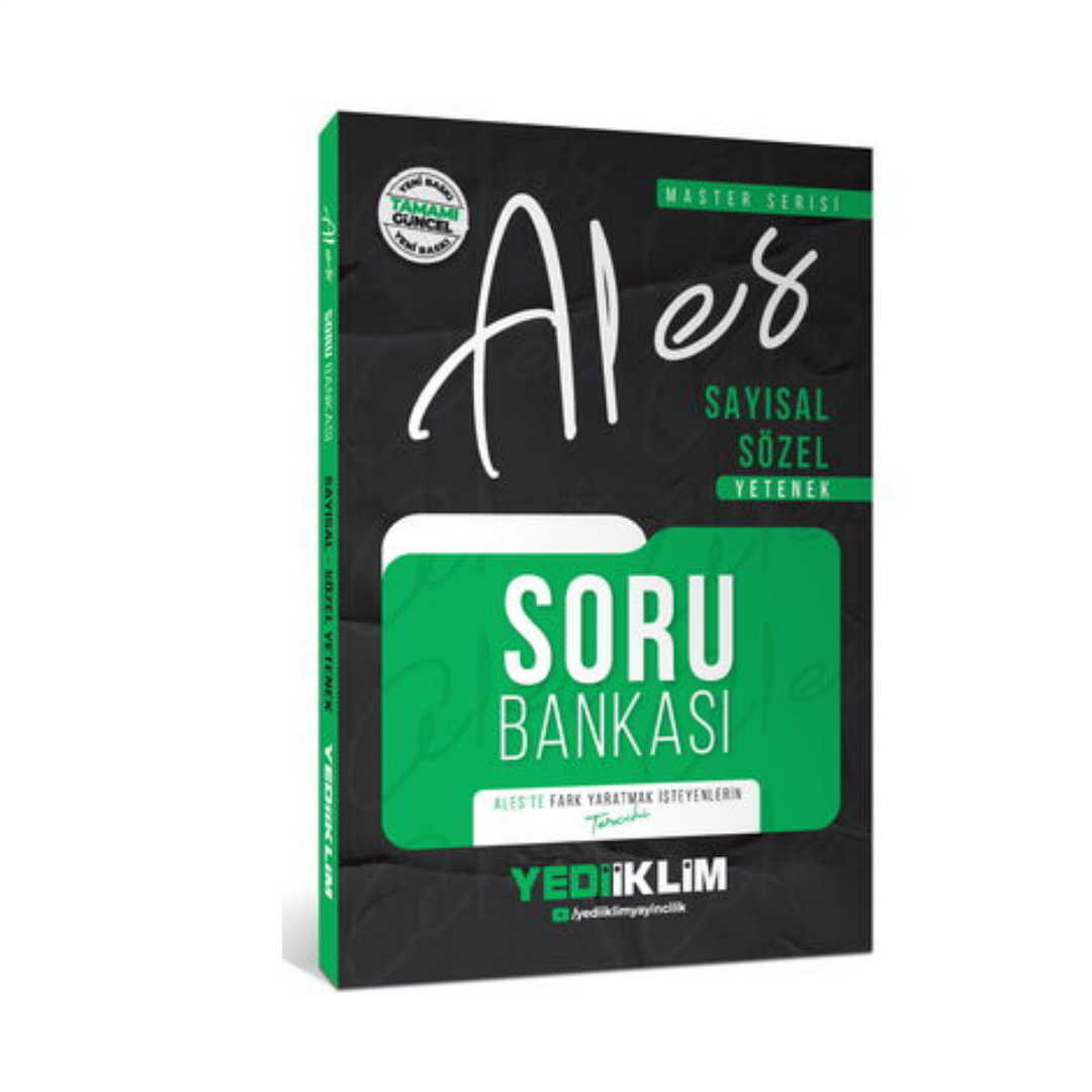 2026 ALES Sayısal - Sözel Yetenek Soru Bankası Yediiklim Yayınları