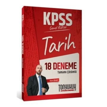 KPSS Genel Kültür Tarih Tamamı Çözümlü 18 Deneme Tonyukuk Yayıncılık