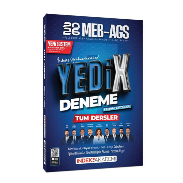 2026 MEB-AGS Tüm Dersler YediX 7 Deneme Çözümlü İndeks Akademi Yayıncılık