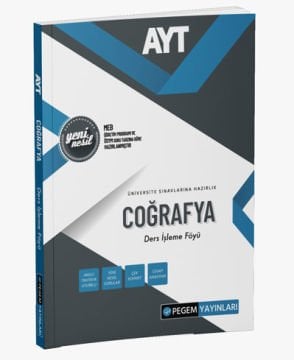 Pegem Akademi AYT Coğrafya Ders İşleme Föyü