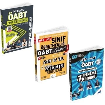 Dizgi Kitap 2026 Meb Ags ÖABT Sınıf Öğretmenliği Soru Bankası & Meb Ags ÖABT Sınıf Öğretmenliği Çıkmış Sınav Soruları & Meb Ags ÖABT Sınıf Öğretmenliği Tamamı Çözümlü 7 Deneme Sınavı Seti