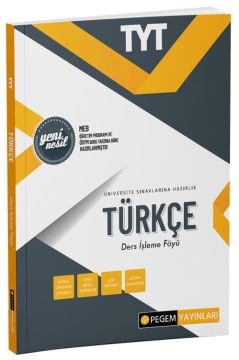 Pegem Akademi TYT Türkçe Ders İşleme Föyü