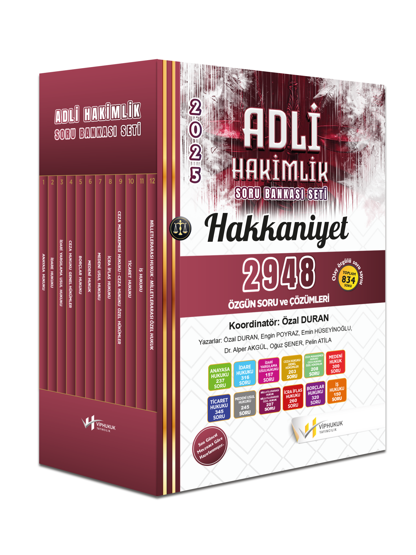 Hakkaniyet Adli Hakimlik Soru Bankası Seti Vip Hukuk Yayıncılık