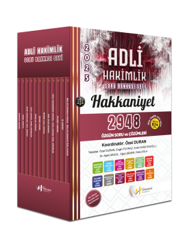 Hakkaniyet Adli Hakimlik Soru Bankası Seti Vip Hukuk Yayıncılık