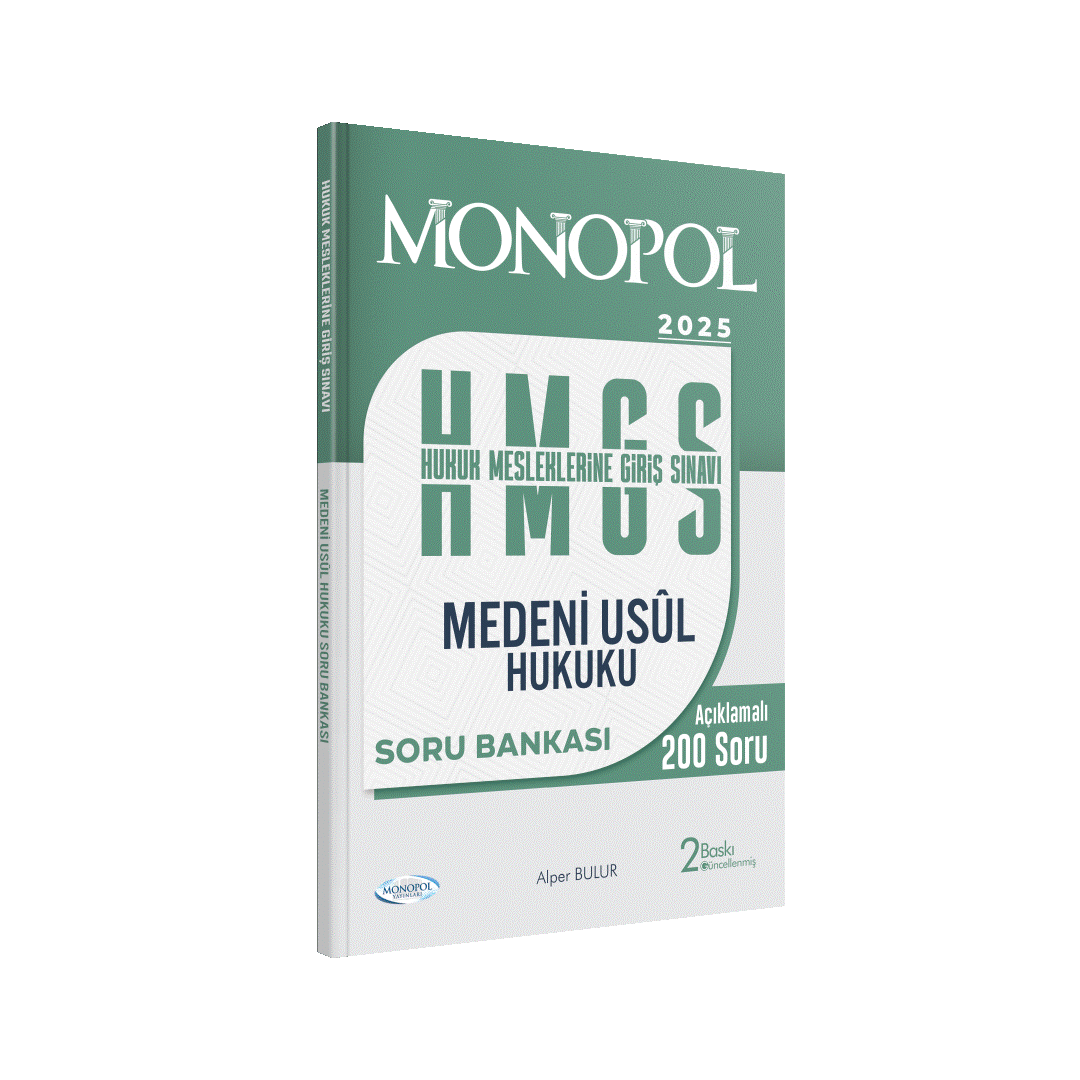 Hmgs Medeni Usul Hukuku Soru Bankası 2. Baskı Monopol Yayınları