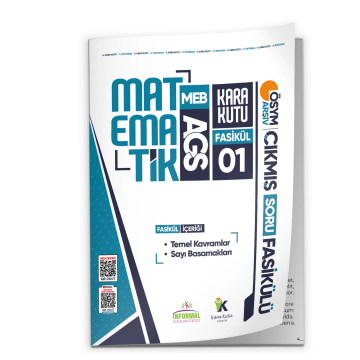2026 MEB AGS Matematik Kara Kutu 1.Fasikül ÖSYM Çıkmış Soru Temel Kavramlar Sayı Basamakları Modüler İnformal Yayınları