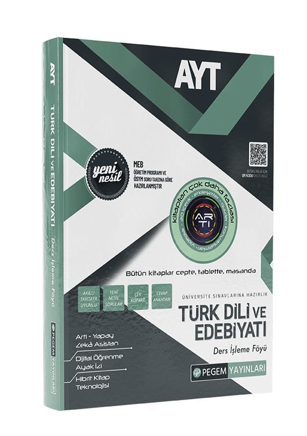 AYT Türk Dili ve Edebiyatı Ders İşleme Föyü Pegem Yayınları