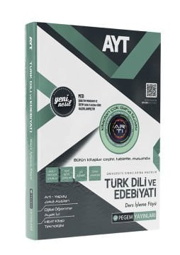 AYT Türk Dili ve Edebiyatı Ders İşleme Föyü Pegem Yayınları