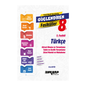 Ankara Yayıncılık 8. Sınıf LGS Türkçe Güçlendiren 5. Fasikül