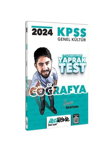 HocaWebde Yayınları 2024 KPSS GK Coğrafya Yaprak Test