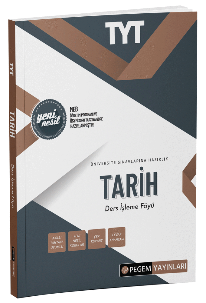 TYT Tarih Ders İşleme Föyü Pegem Akademi
