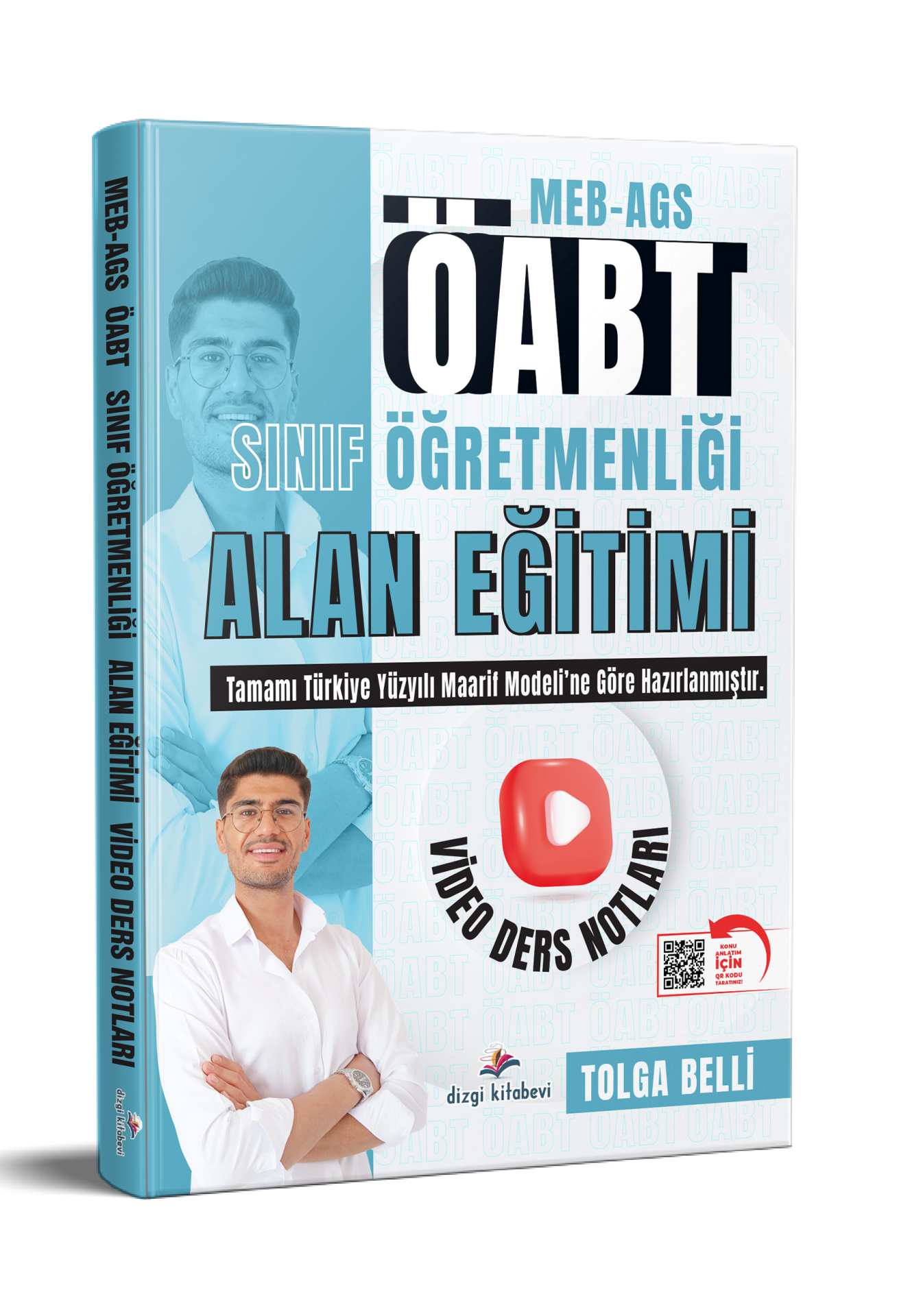 Dizgi Kitap 2026 Meb Ags ÖABT Sınıf Öğretmenliği Alan Eğitimi Video Ders Notları Tolga Belli