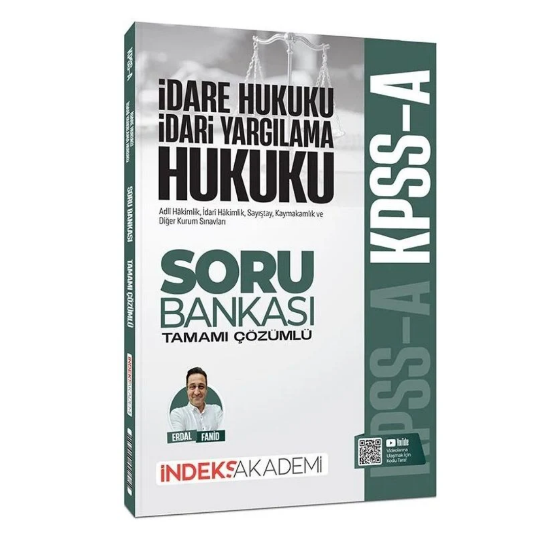 KPSS A Grubu İdare ve İdari Yargılama Hukuku Soru Bankası Çözümlü - Erdal Fanid İndeks Akademi Yayıncılık