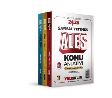 2025 ALES Modüler Set Yediiklim Yayınları