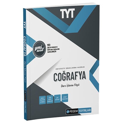 TYT Coğrafya Ders İşleme Föyü Pegem Yayınları