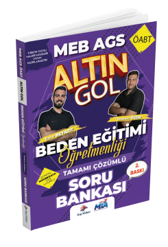 Dizgi Kitap 2025 Meb Ags ÖABT Altın Gol Beden Eğitimi Öğretmenliği Tamamı Çözümlü Soru Bankası 2. Baskı