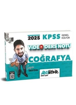 2025 KPSS GK Coğrafya Video Ders Notu HocaWebde Yayınları