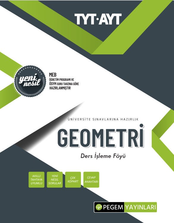 Pegem Akademi TYT-AYT Geometri Ders İşleme Föyü