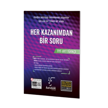 Karekök Yayınları TYT AYT Türkçe Her Kazanımdan Bir Soru Bankası