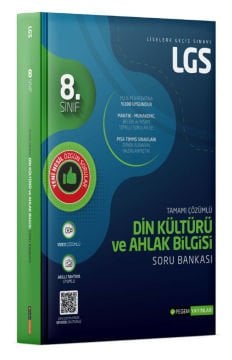 Pegem Akademi LGS Din Kültürü ve Ahlak Bilgisi Tamamı Çözümlü Soru Bankası