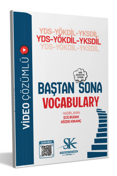 YDS YÖKDİL YKS DİL Baştan Sona Vocabulary SK Yayıncılık ve Kitabevi