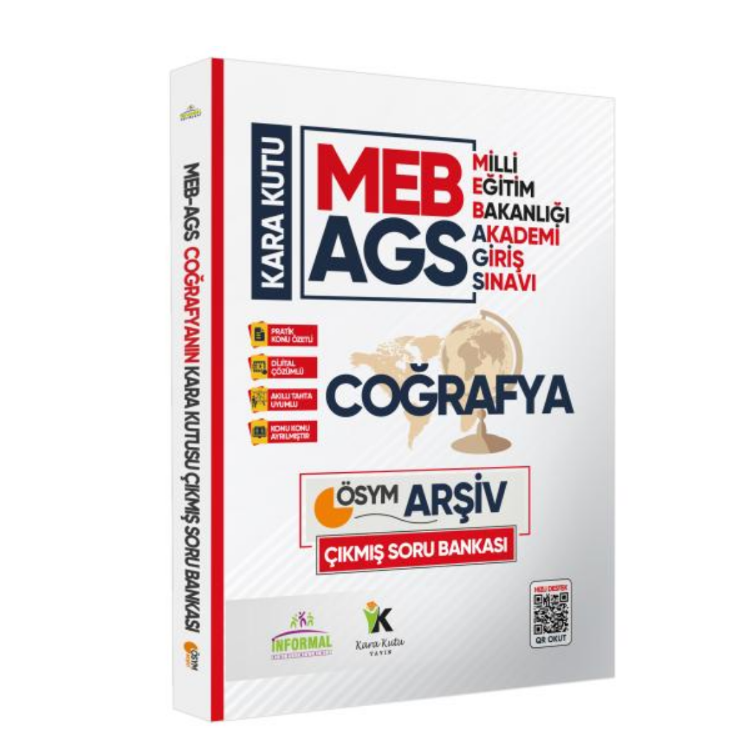 MEB-AGS Coğrafyanın Kara Kutusu En Kapsamlı Konu Özetli Dijital Çözümlü Soru Bankası İnformal Yayınları