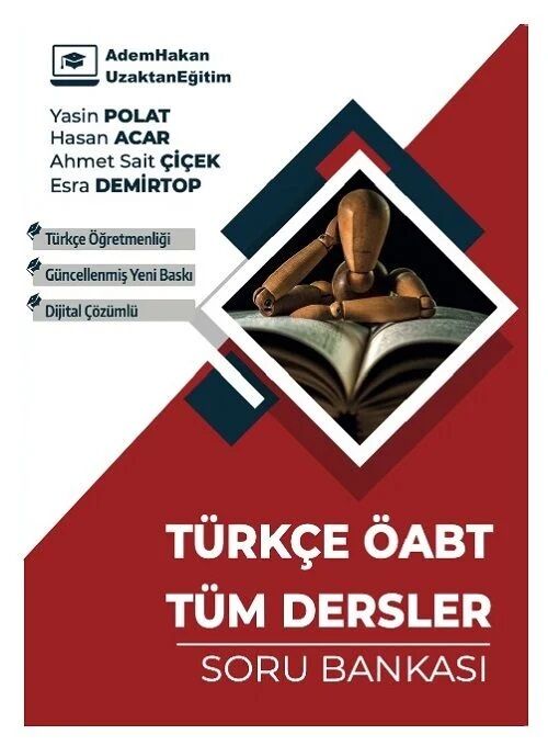 Adem Hakan Uzem ÖABT Türkçe Tüm Dersler Soru Bankası