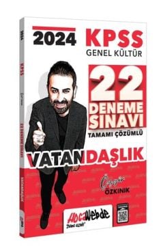 KPSS GK Vatandaşlık Tamamı Çözümlü 22 Deneme Sınavı 2024