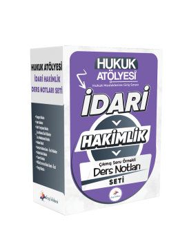 Dizgi Kitap 2026 Hukuk Atölyesi İdari Hakimlik Çıkmış Soru Örnekli Ders Notları Seti