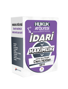 Dizgi Kitap 2026 Hukuk Atölyesi İdari Hakimlik Çıkmış Soru Örnekli Ders Notları Seti