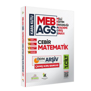 MEB AGS Matematik Kara Kutu 1.Cilt En Kapsamlı ÖSYM Çıkmış Soru Bankası Konu Özetli Dijital Çözümlü İnformal Yayınları
