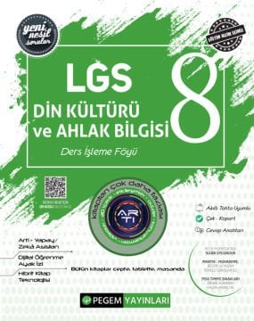 LGS Din Kültürü ve Ahlak Bilgisi Ders İşleme Föyü Pegem Yayınları
