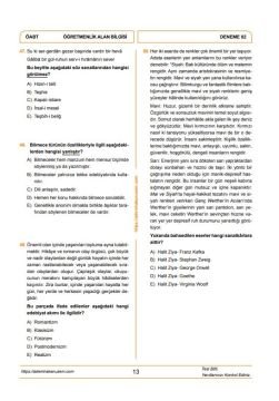 Adem Hakan Uzem 2026 Meb Ags ÖABT Orhan Veli Türkçe Öğretmenliği Dijital Çözümlü 5 Deneme