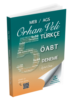 Adem Hakan Uzem 2025 Meb Ags ÖABT Orhan Veli Türkçe Öğretmenliği Dijital Çözümlü 5 Deneme