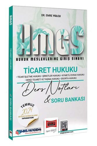 2025 Hukuk Mesleklerine Giriş Sınavı Ticaret Hukuku Ders Notları & Soru Bankası Yargı Yayınları