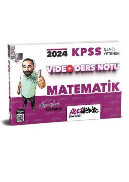 HocaWebde Yayınları 2024 KPSS Matematik Video Ders Notu