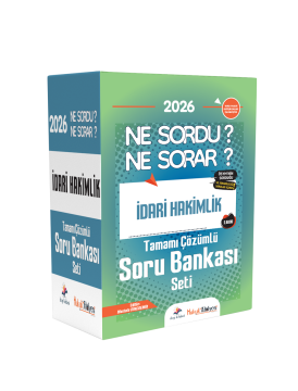 Dizgi Kitap 2026 Hukuk Atölyesi İdari Hakimlik Ne Sordu Ne Sorar Tamamı Çözümlü Soru Bankası Seti