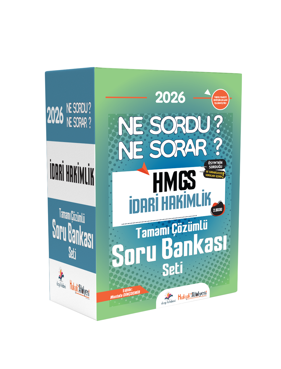 Dizgi Kitap 2026 Hukuk Atölyesi İdari Hakimlik Ne Sordu Ne Sorar Tamamı Çözümlü Soru Bankası Seti