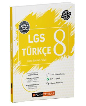 Pegem Akademi LGS Türkçe Ders İşleme Föyü
