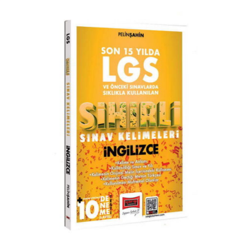 8. Sınıf LGS Son 15 Yılda Sıklıkla Kullanılan Sihirli Sınav Kelimeleri (İngilizce) Yargı Yayınları