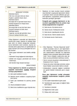 Adem Hakan Uzem 2026 Meb Ags ÖABT Ömer Seyfettin Türkçe Öğretmenliği Dijital Çözümlü 5 Deneme﻿