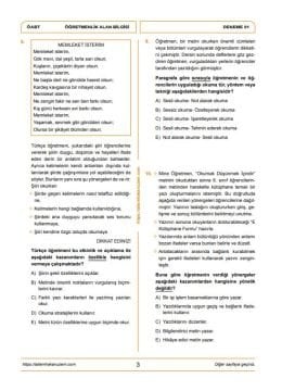 Adem Hakan Uzem 2026 MEB-AGS ÖABT Ömer Seyfettin Türkçe Öğretmenliği Dijital Çözümlü 5 Deneme﻿