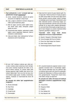 Adem Hakan Uzem 2026 MEB-AGS ÖABT Fuzuli Türk Dili Edebiyatı Öğretmenliği Dijital Çözümlü 5 Deneme﻿